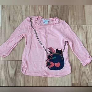 Little Marc Jacobs Trompe L’oeil Top, Size 18 mos